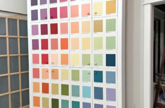 Paint Swatch Cupboard Repainted (Did I Make The Proper Choice?)